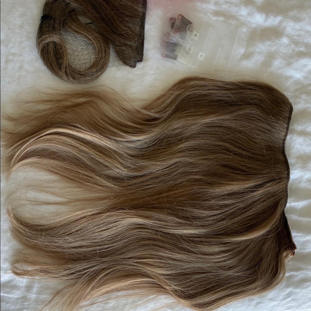 Luxy Bronde Halo 16 In Hair Extensions with Original Packaging - Picture 3 of 8